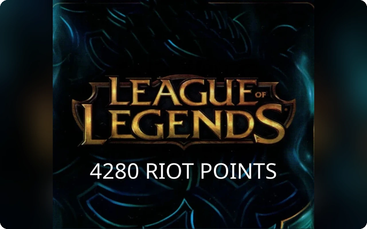 League of Legends 4280 Gift Card (Australia)