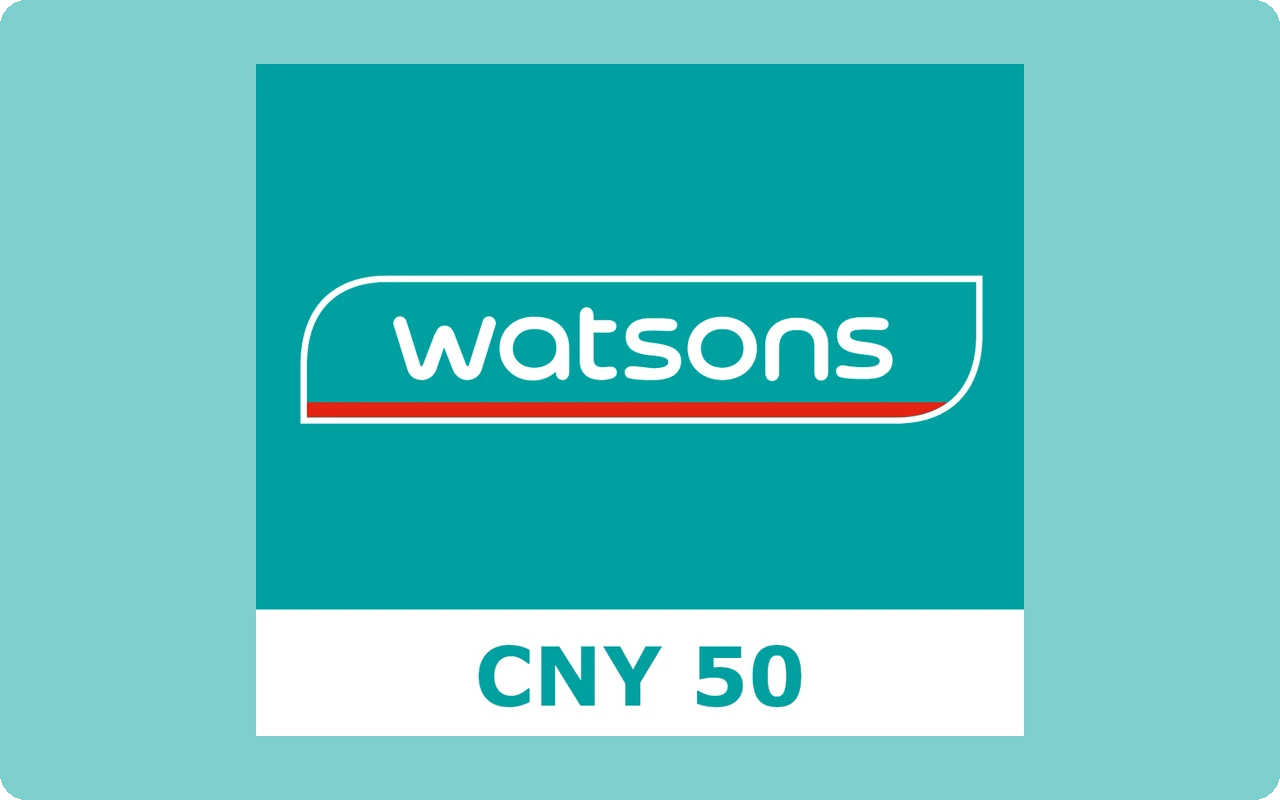 Watsons ¥50 Gift Card (China)