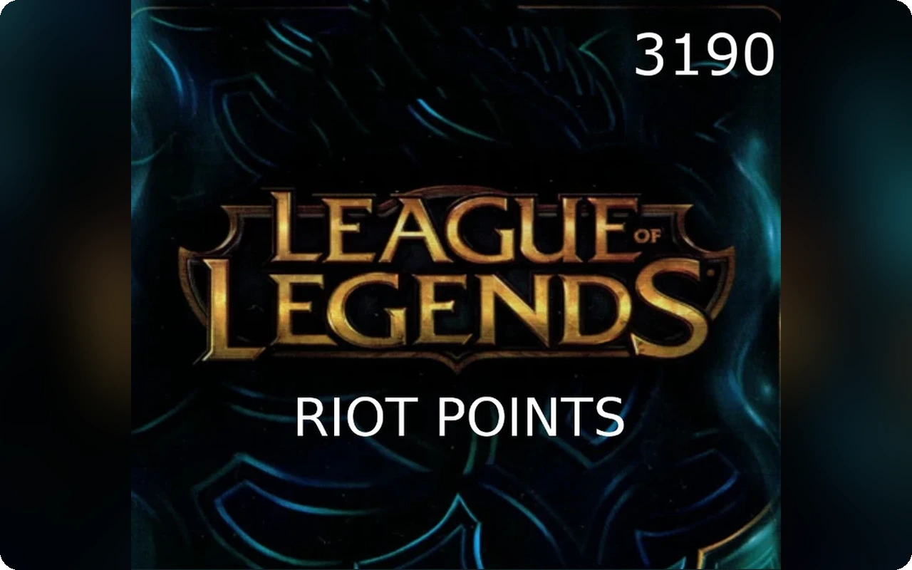 League of Legends 3190 Gift Card