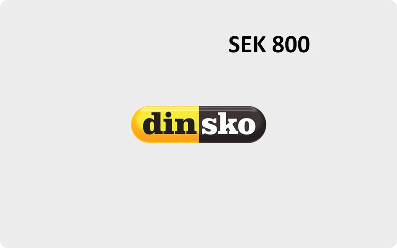 Din Sko 800 kr Gift Card (Sweden)