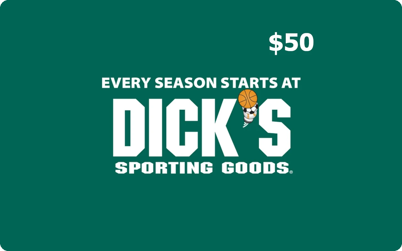 Dicks Sporting Goods $50 Gift Card (United States)