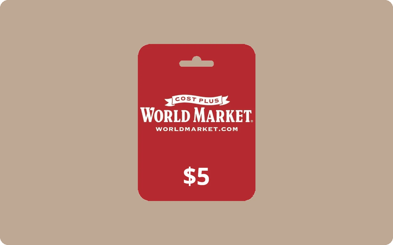 Cost Plus World Market $5 Gift Card (United States)