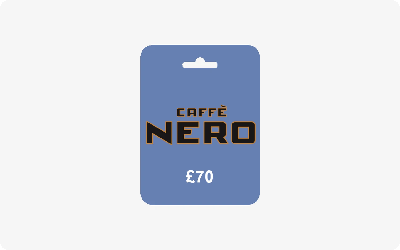 Caffe Nero £70 Gift Card (United Kingdom)