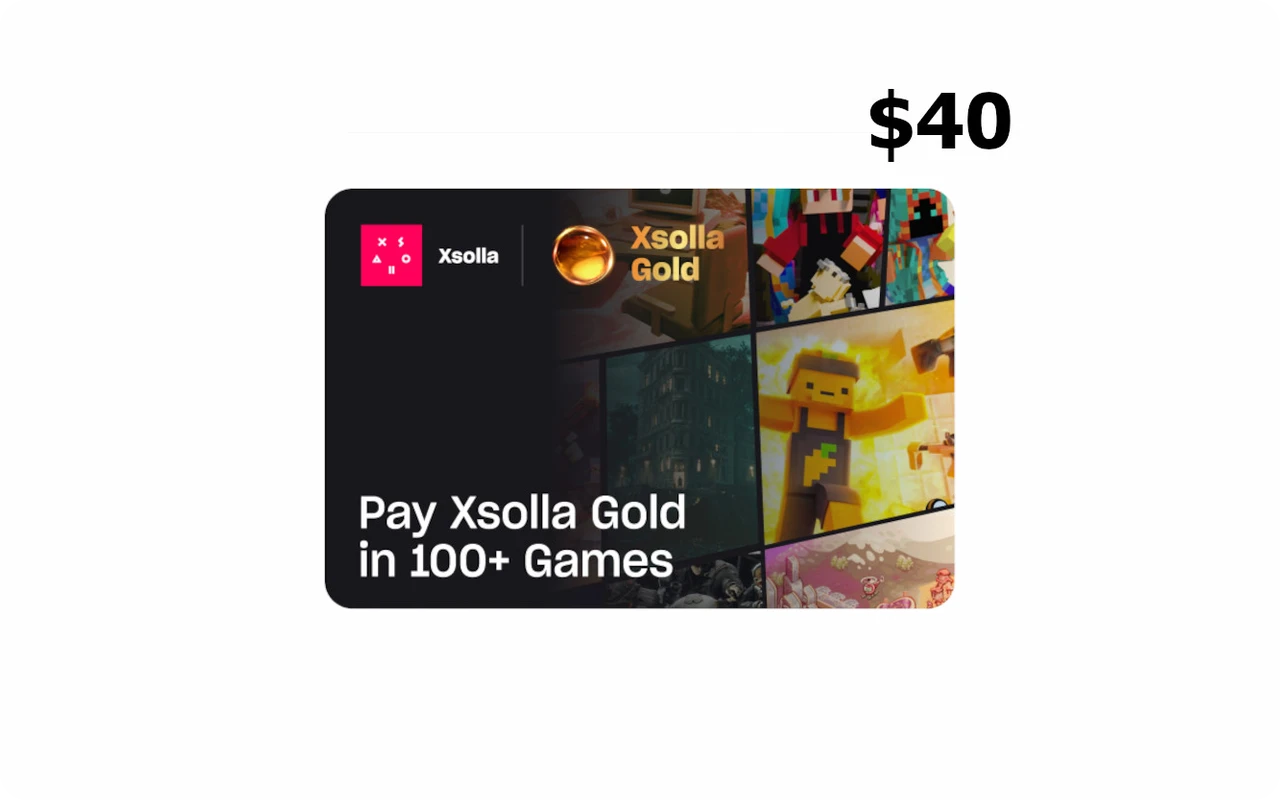 Xsolla Gold $40 Gift Card (United States)