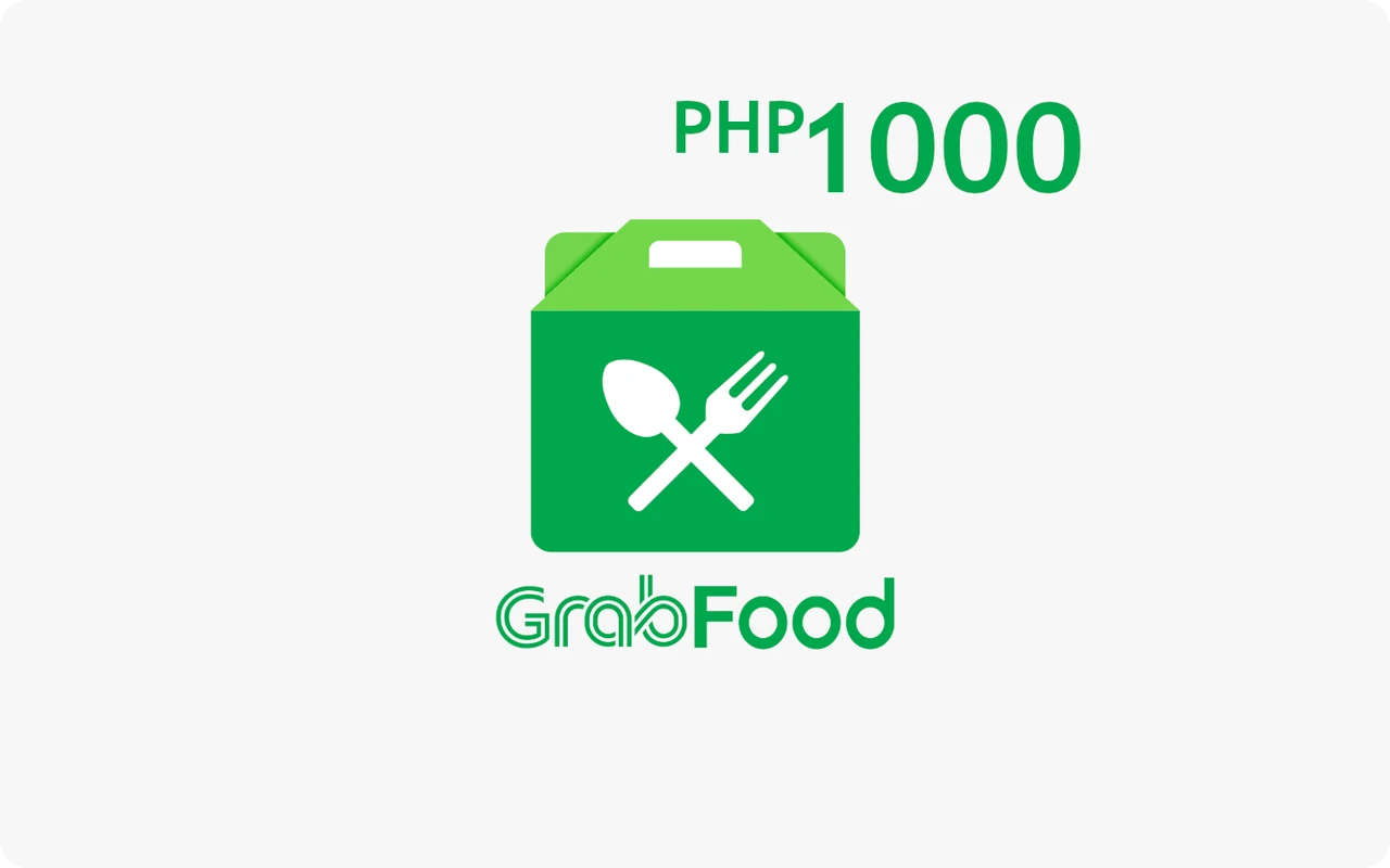 Grab Food ₱1000 Gift Card (Philippines)