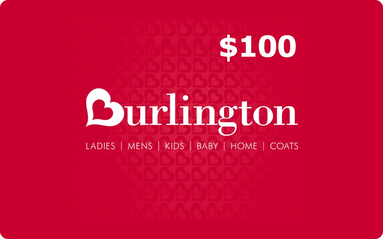 Burlington $100 Gift Card (United States)