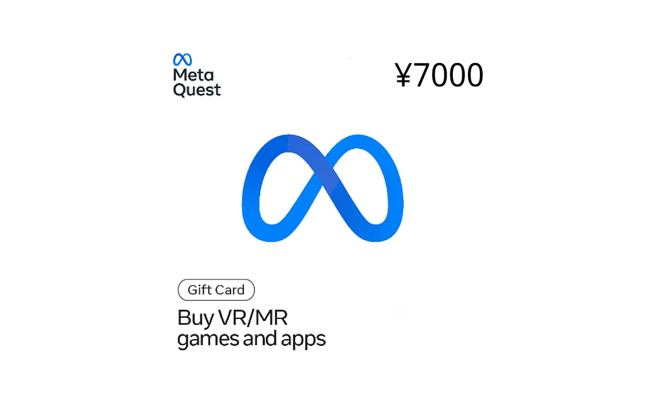 Meta Quest ¥7000 Gift Card (Japan)