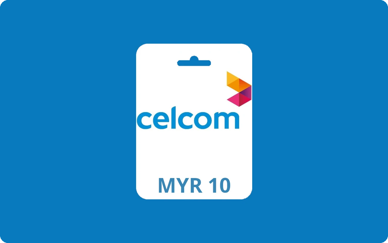 Celcom 10 RM Gift Card (Malaysia)