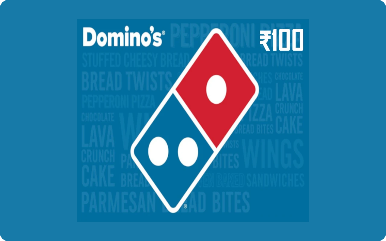 Domino's Pizza ₹100 Gift Card (India)
