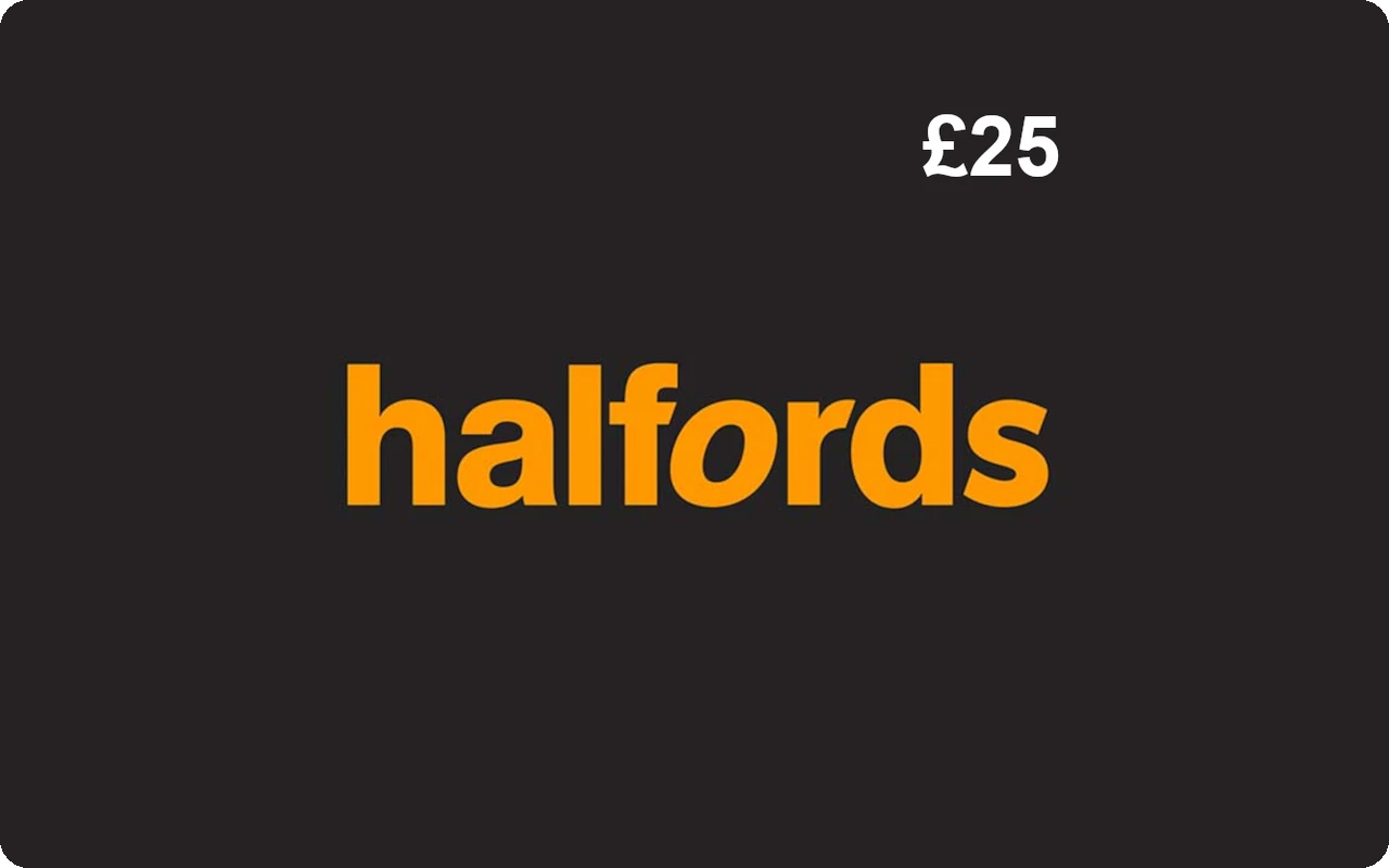 Halfords £25 Gift Card (United Kingdom)