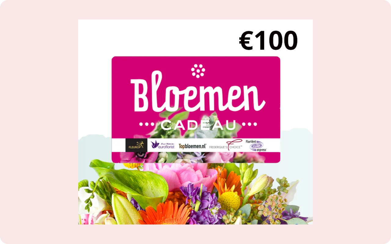 Bloemen Cadeau €100 Gift Card (Netherlands)