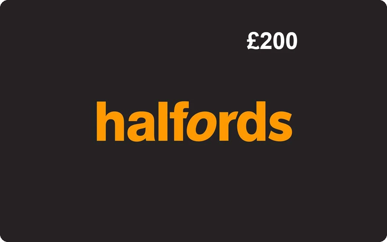 Halfords £200 Gift Card (United Kingdom)