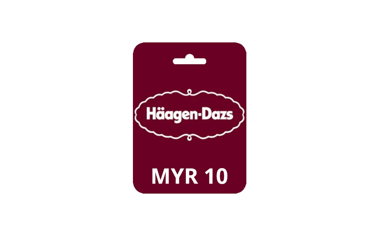 Haagen Dazs 10 RM Gift Card (Malaysia)