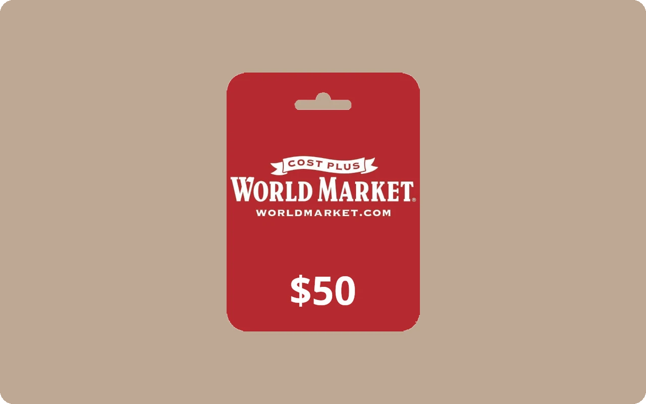 Cost Plus World Market $50 Gift Card (United States)