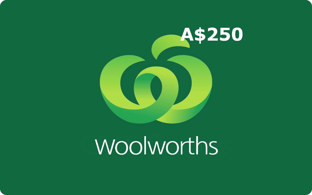 Woolworths Supermarket A$250 Gift Card (Australia)