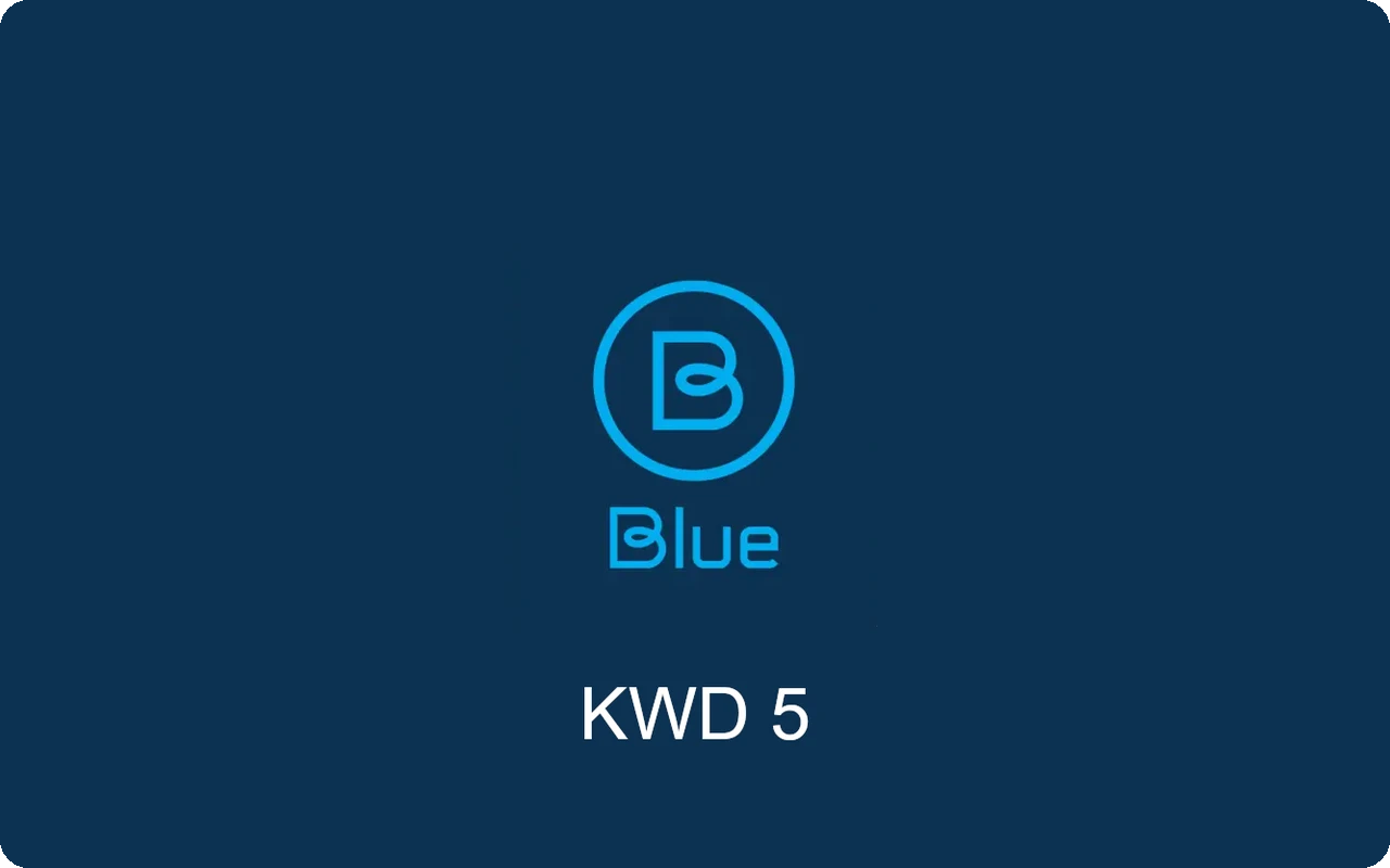 Blue Prepaid 5 KWD Gift Card (Kuwait)
