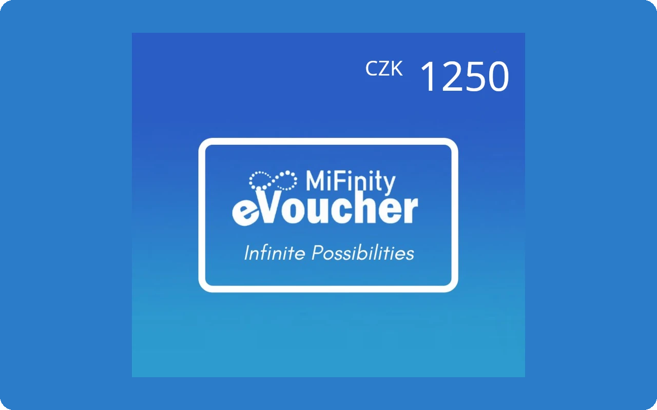 MiFinity eVoucher 1250 Kč Gift Card (Czechia)