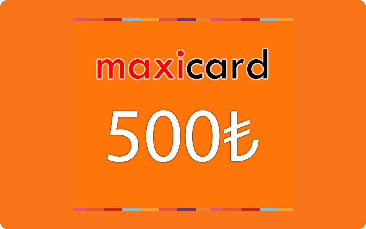 Maxicard ₺500 Gift Card (Turkey)