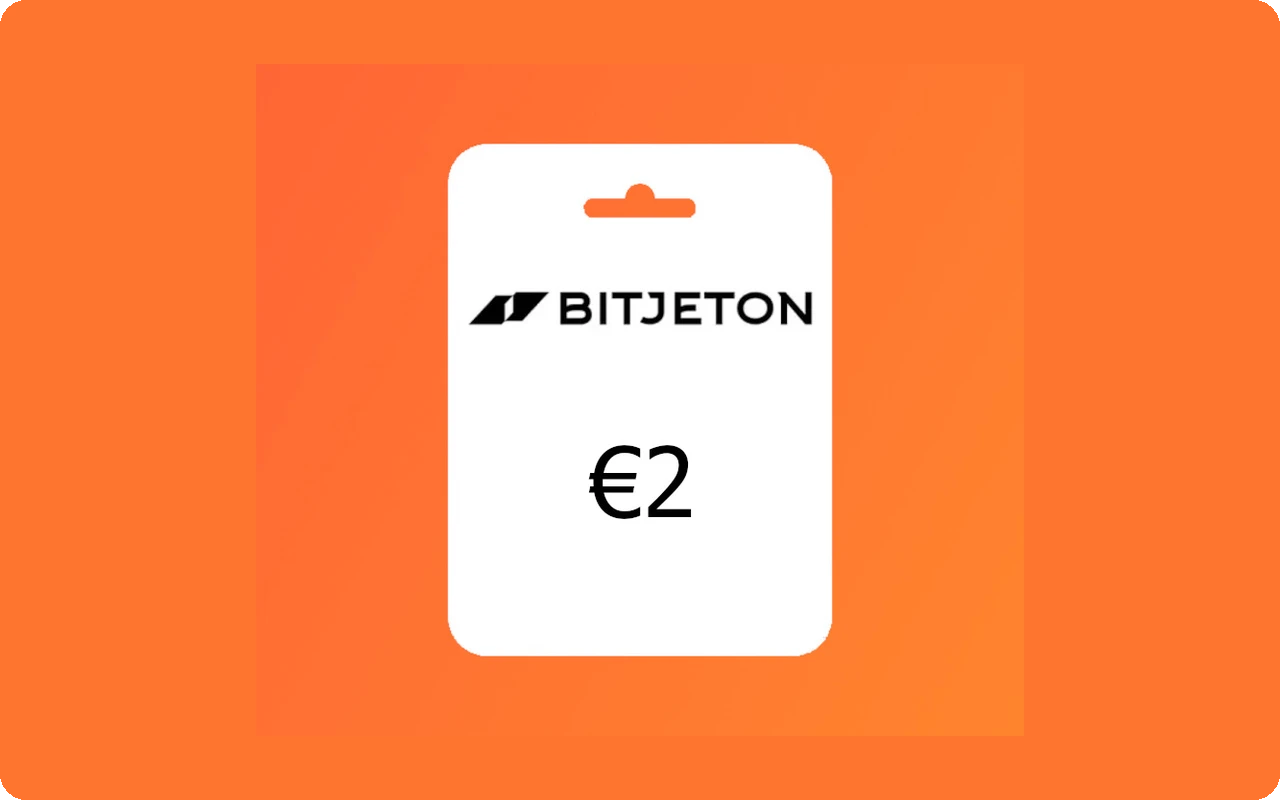 Bitjeton Crypto €2 Gift Card (Europe)