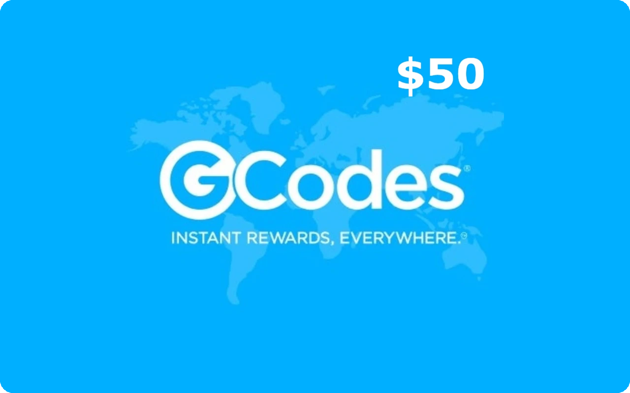 GCodes Global Merchandise $50 Gift Card (United States)