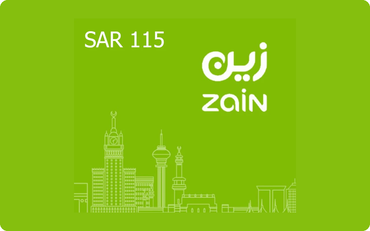 Zain 115 SAR Gift Card (Saudi Arabia)