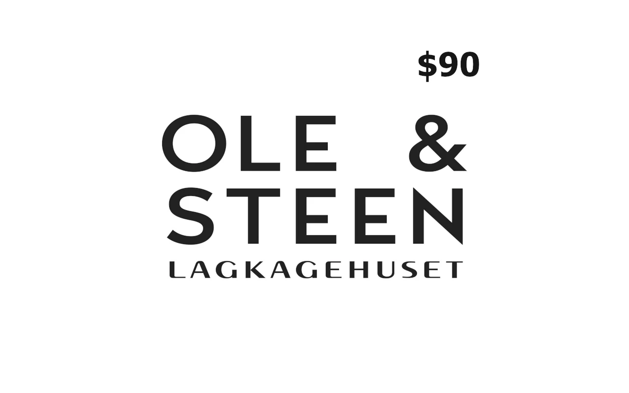 Ole & Steen $90 Gift Card (United States)