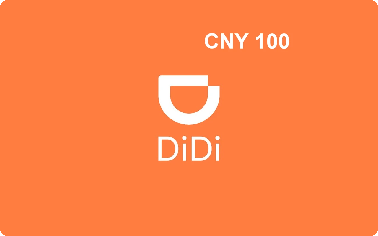 Didi Taxi ¥100 Gift Card (China)