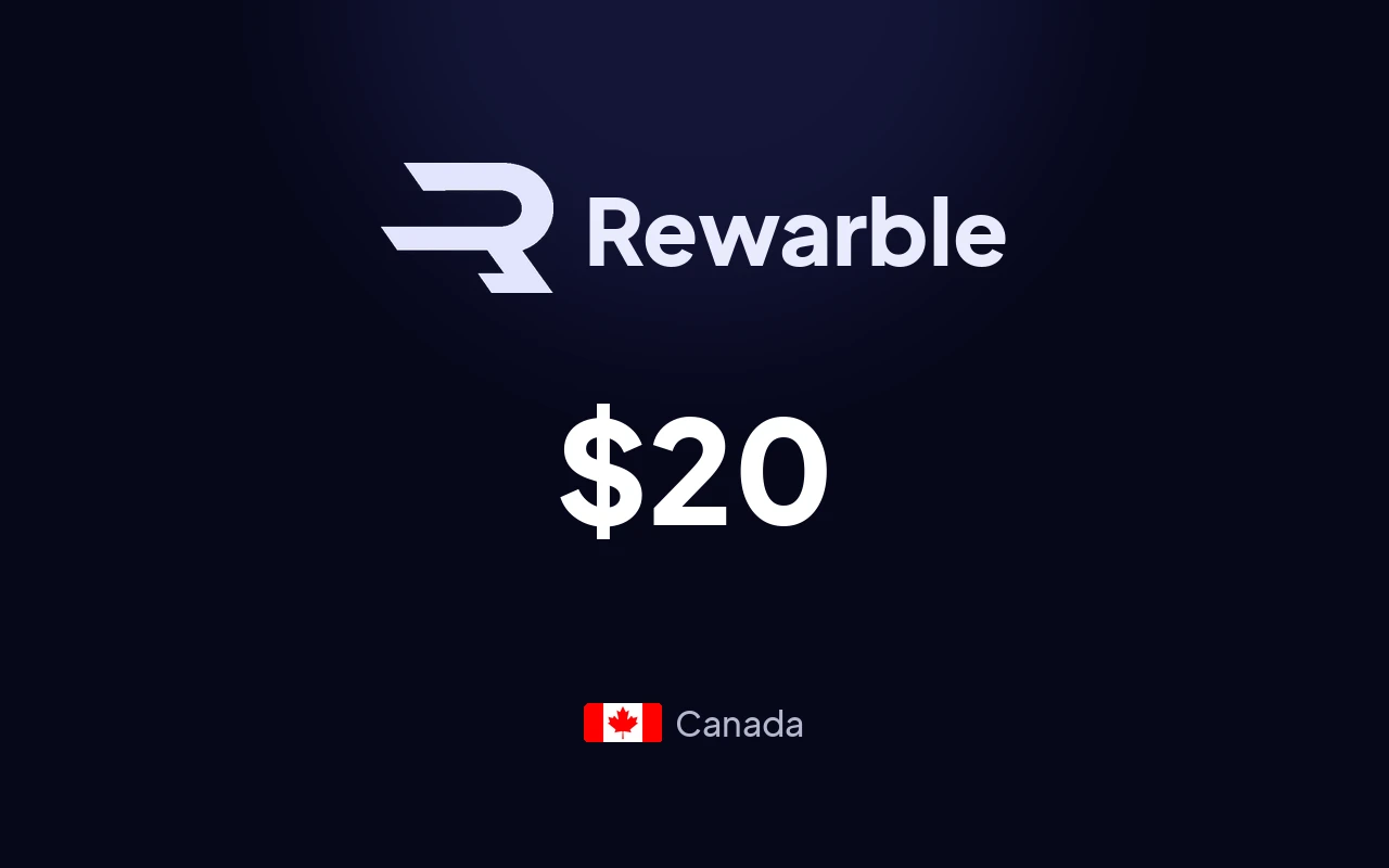 Rewarble Super $20 Gift Card (Canada)