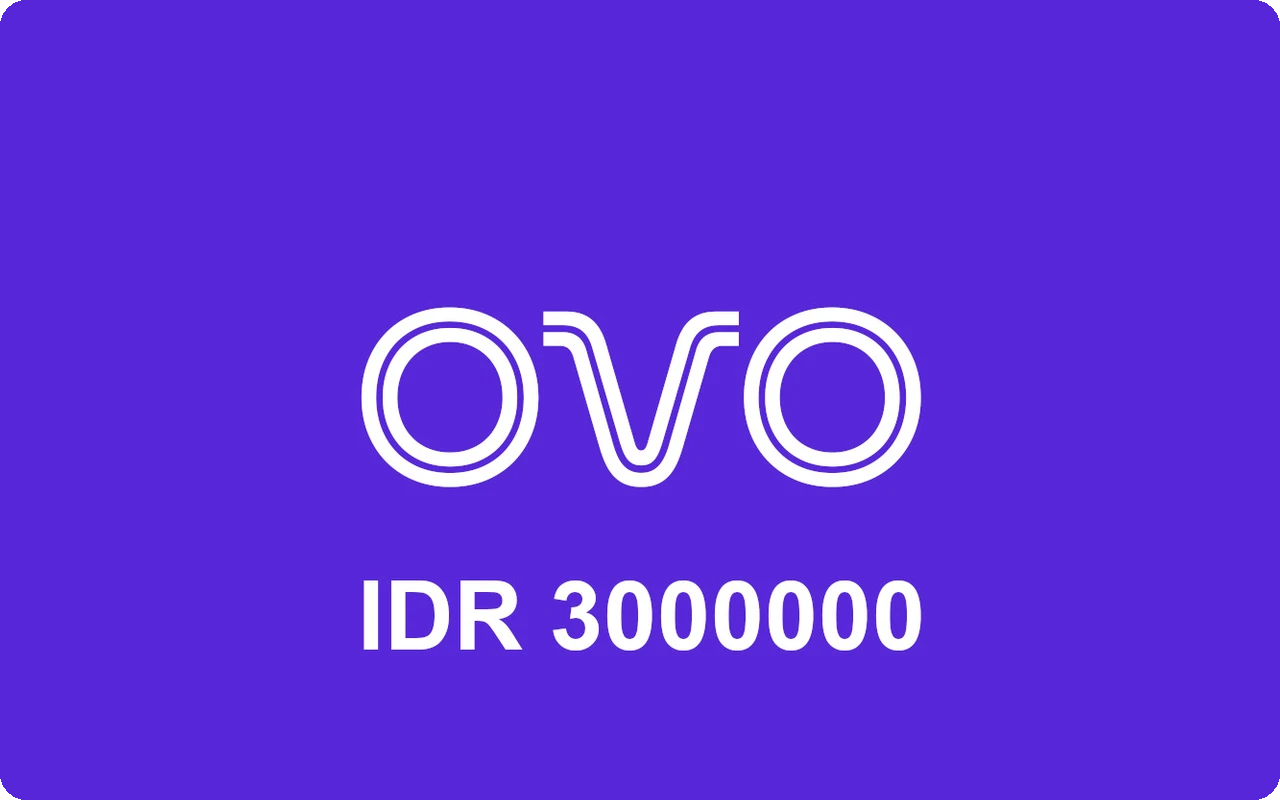 OVO Cash 3000000 Rp Gift Card (Indonesia)