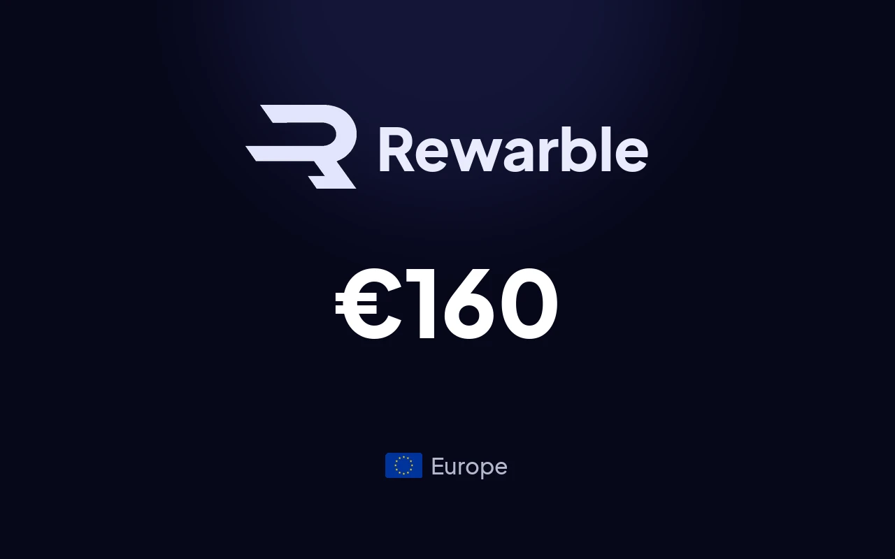 Rewarble Perfect Money €160 Gift Card (Europe)