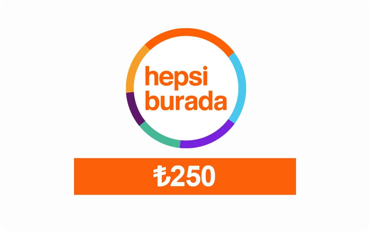 Hepsiburada ₺250 Gift Card (Turkey)