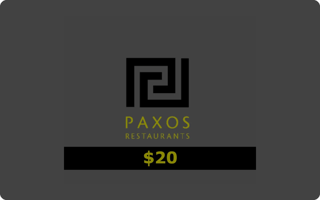 Paxos Restaurants $20 Gift Card (United States)