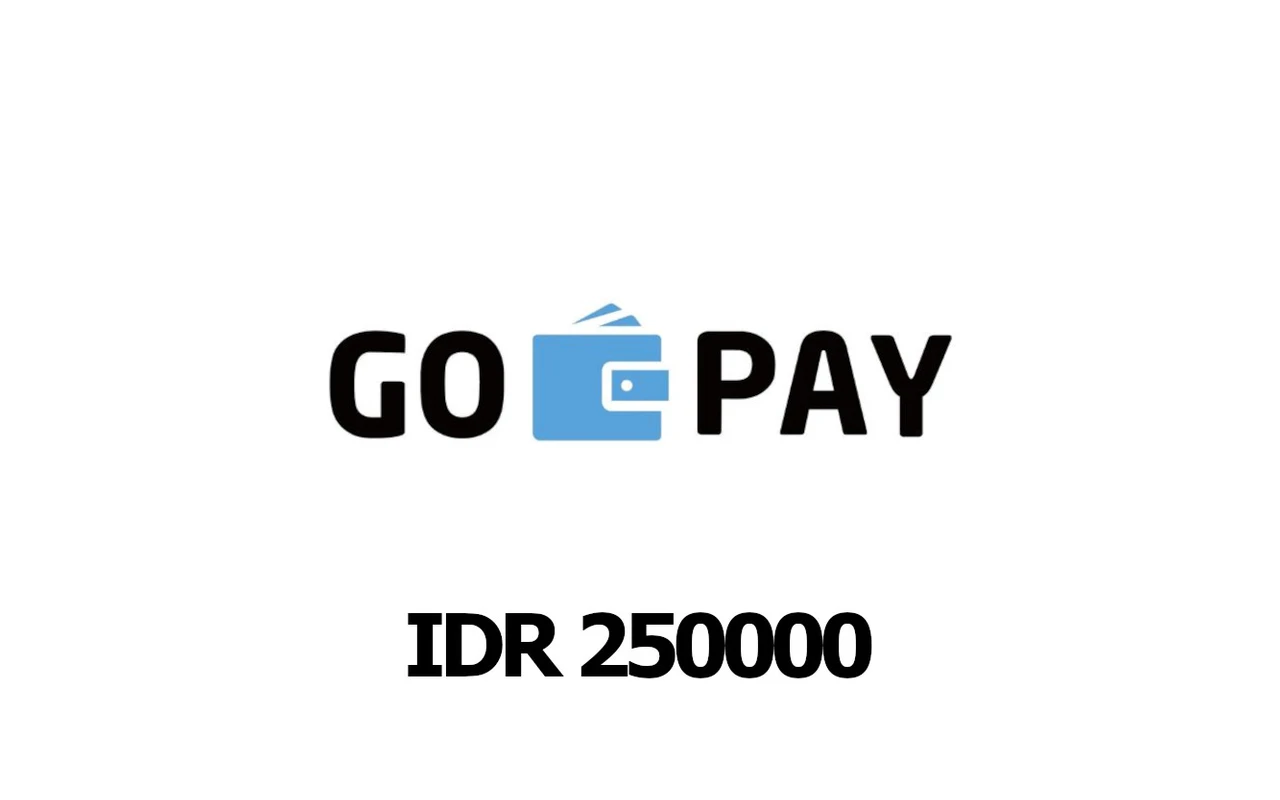 Gopay By Gojek 250000 Rp Gift Card (Indonesia)