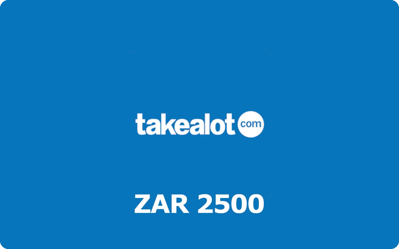 Takealot R2500 Gift Card (South Africa)