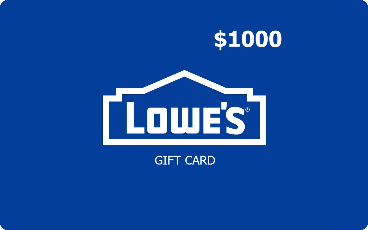 Lowe's $1000 Gift Card (United States)