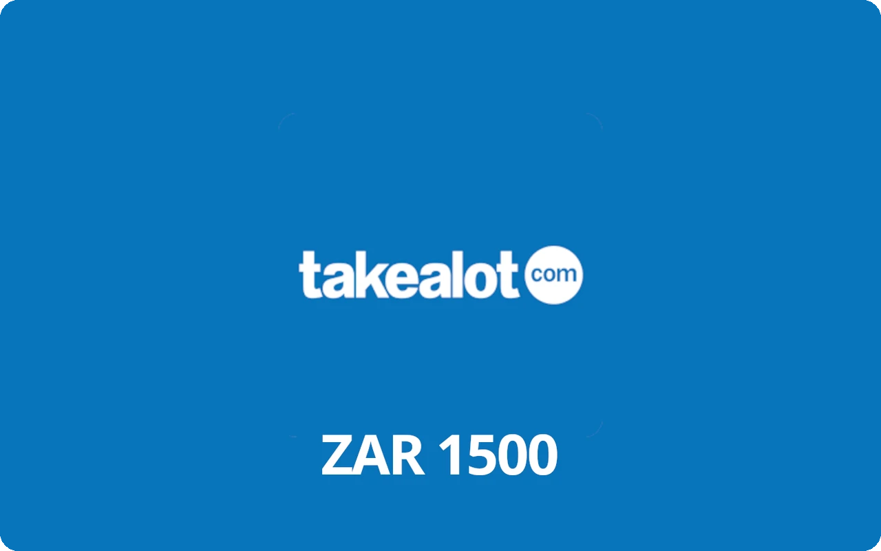 Takealot R1500 Gift Card (South Africa)