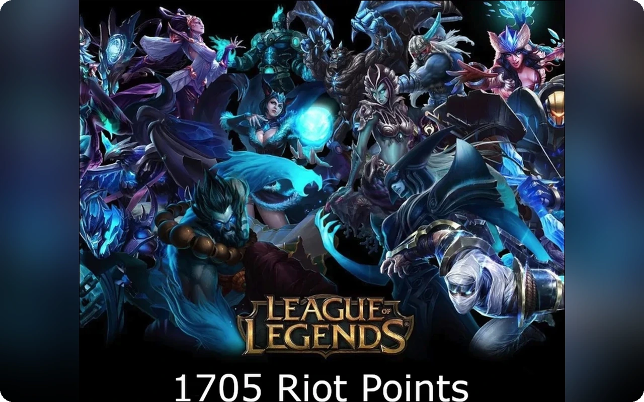 League of Legends 1705 Gift Card (New Zealand)