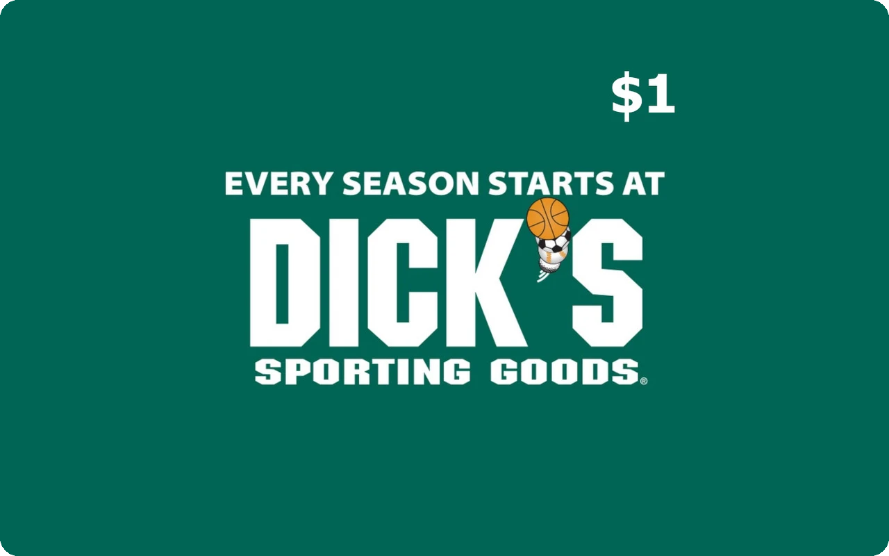 Dicks Sporting Goods $1 Gift Card (United States)