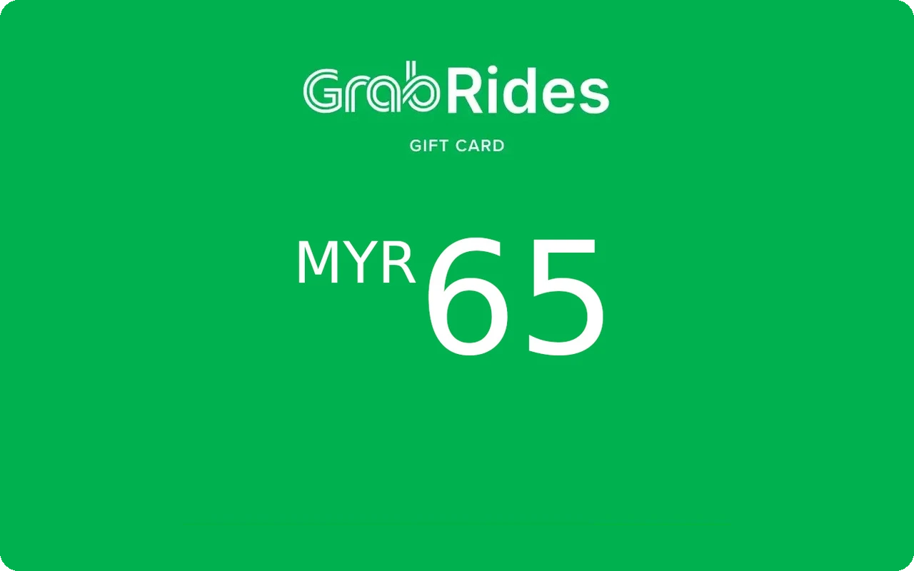 Grab Rides 65 RM Gift Card (Malaysia)