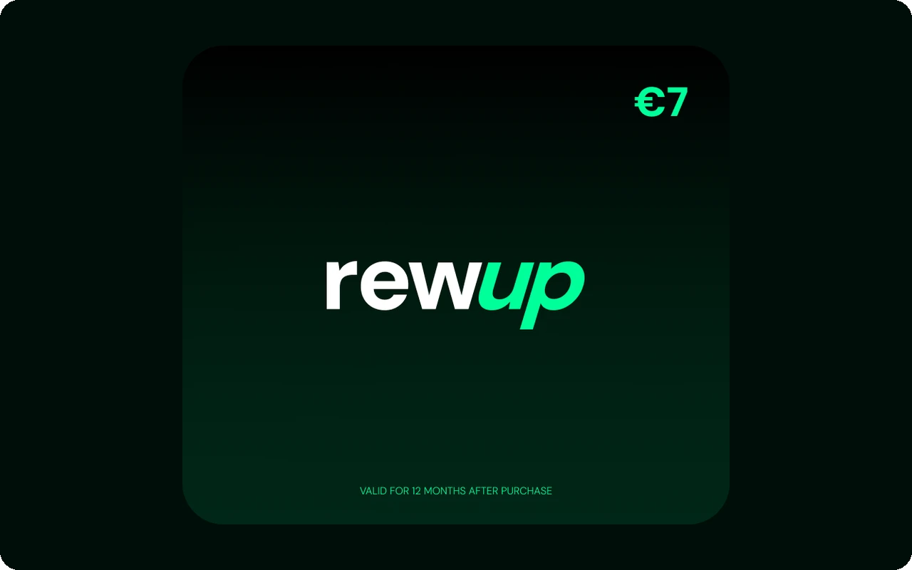 Rewup €7 Gift Card (Europe)
