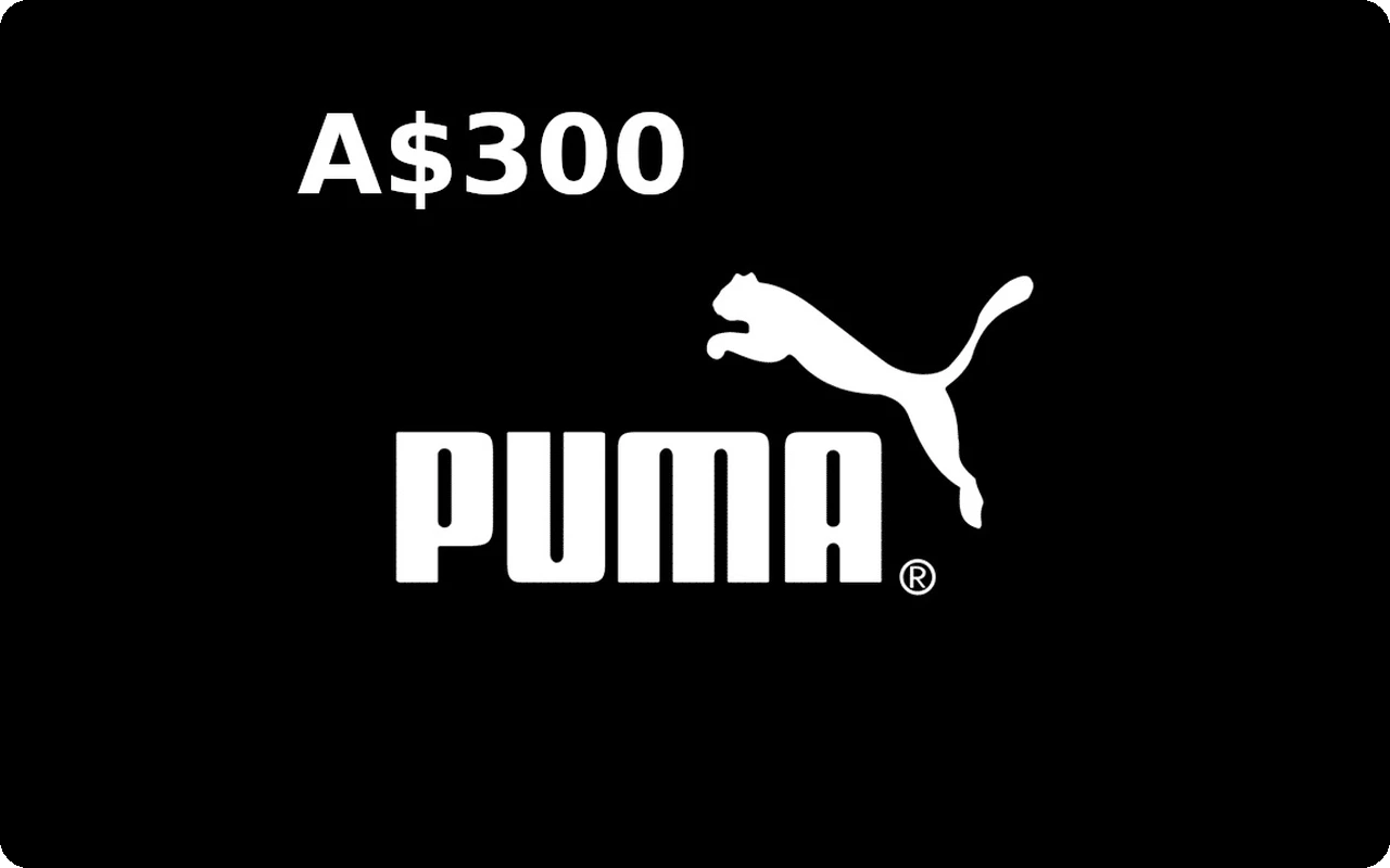 Puma A$300 Gift Card (Australia)