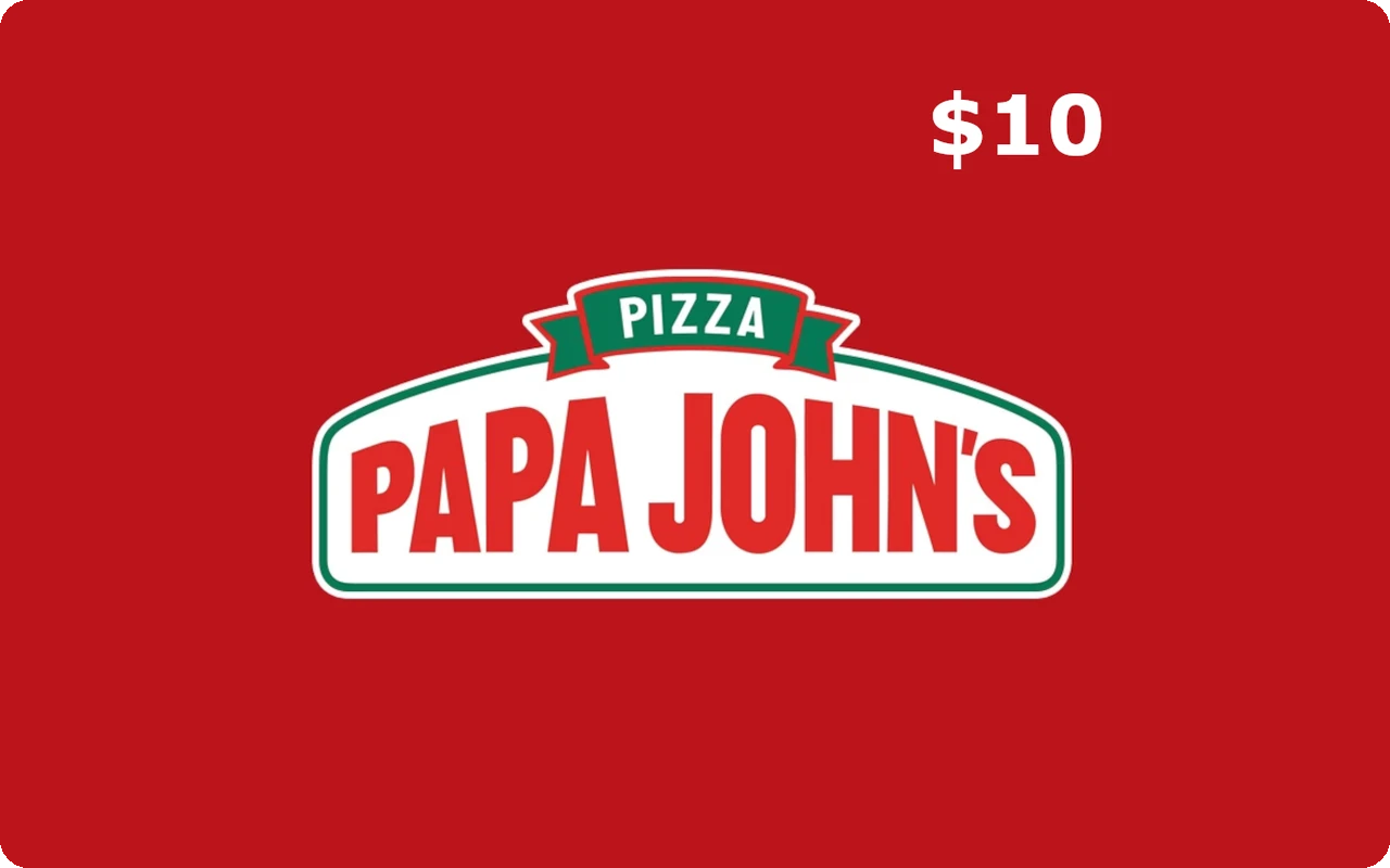 Papa John $10 Gift Card (United States)