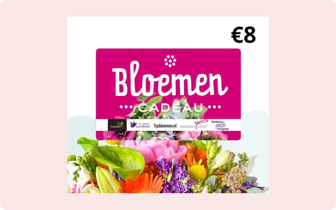 Bloemen Cadeau €8 Gift Card (Netherlands)