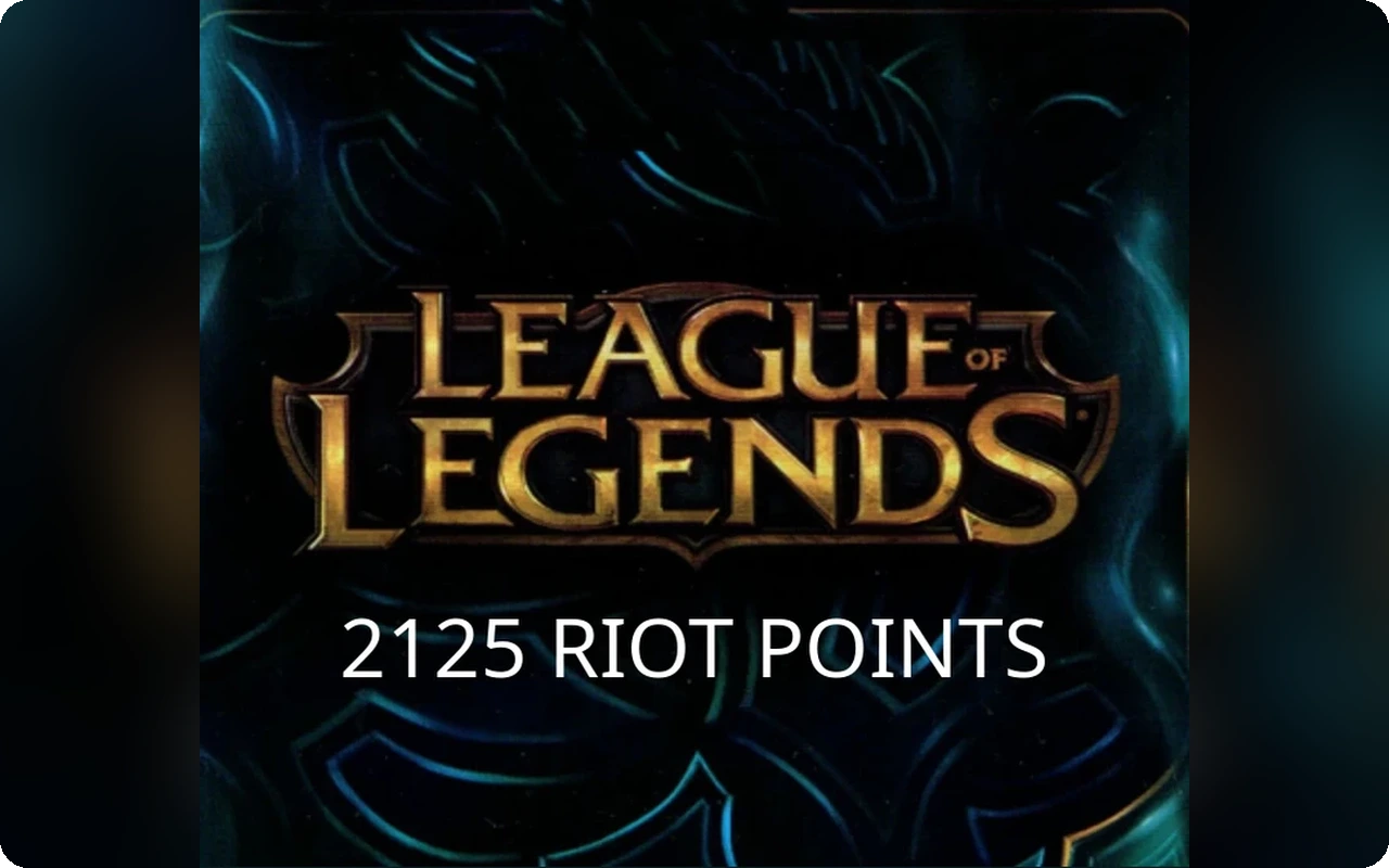 League of Legends 2125 Gift Card (Brazil)