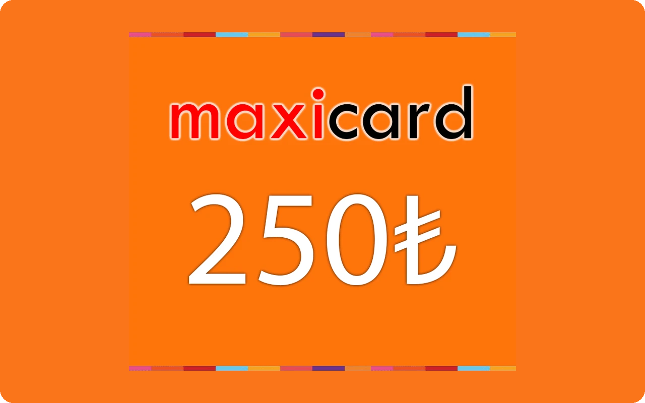 Maxicard ₺250 Gift Card (Turkey)