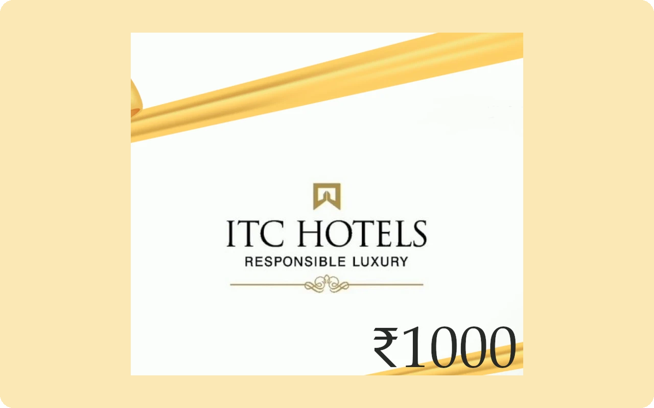 ITC Hotels ₹1000 Gift Card (India)