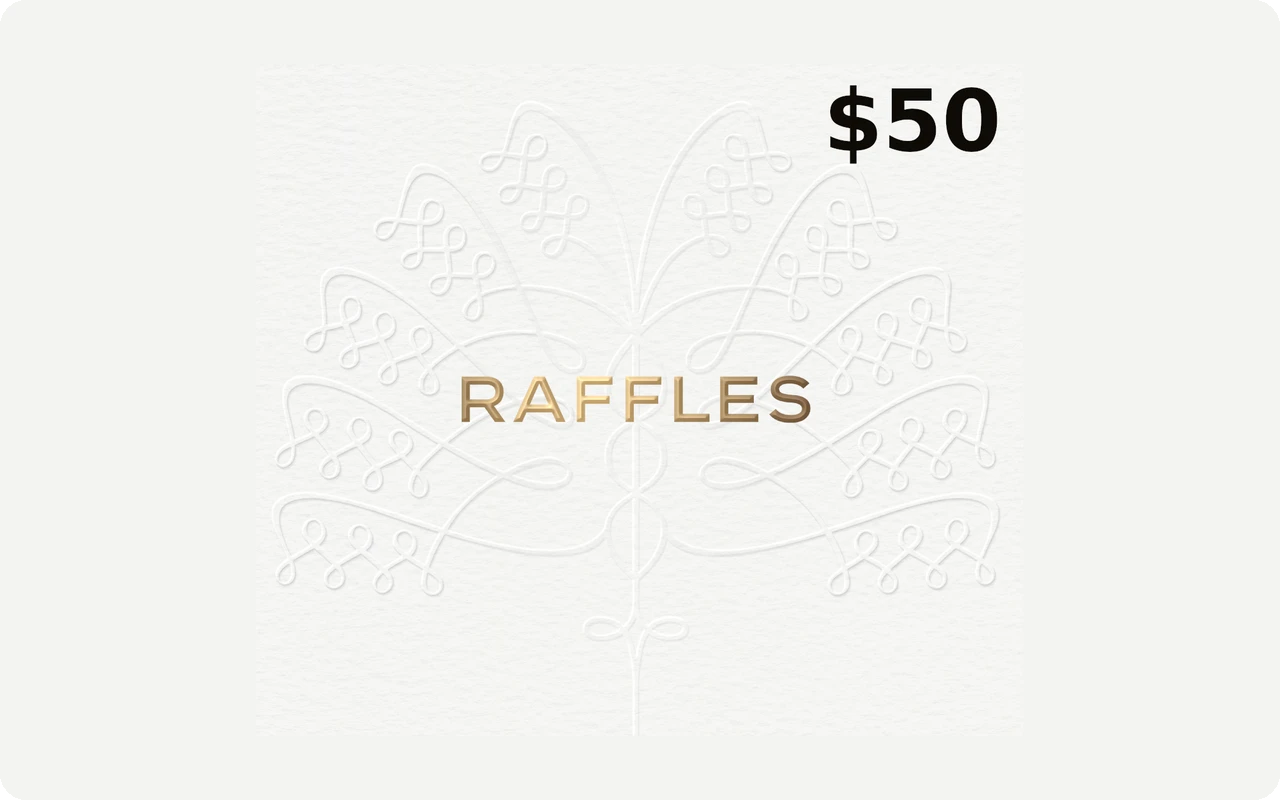 Raffles Hotels & Resorts $50 Gift Card (United States)