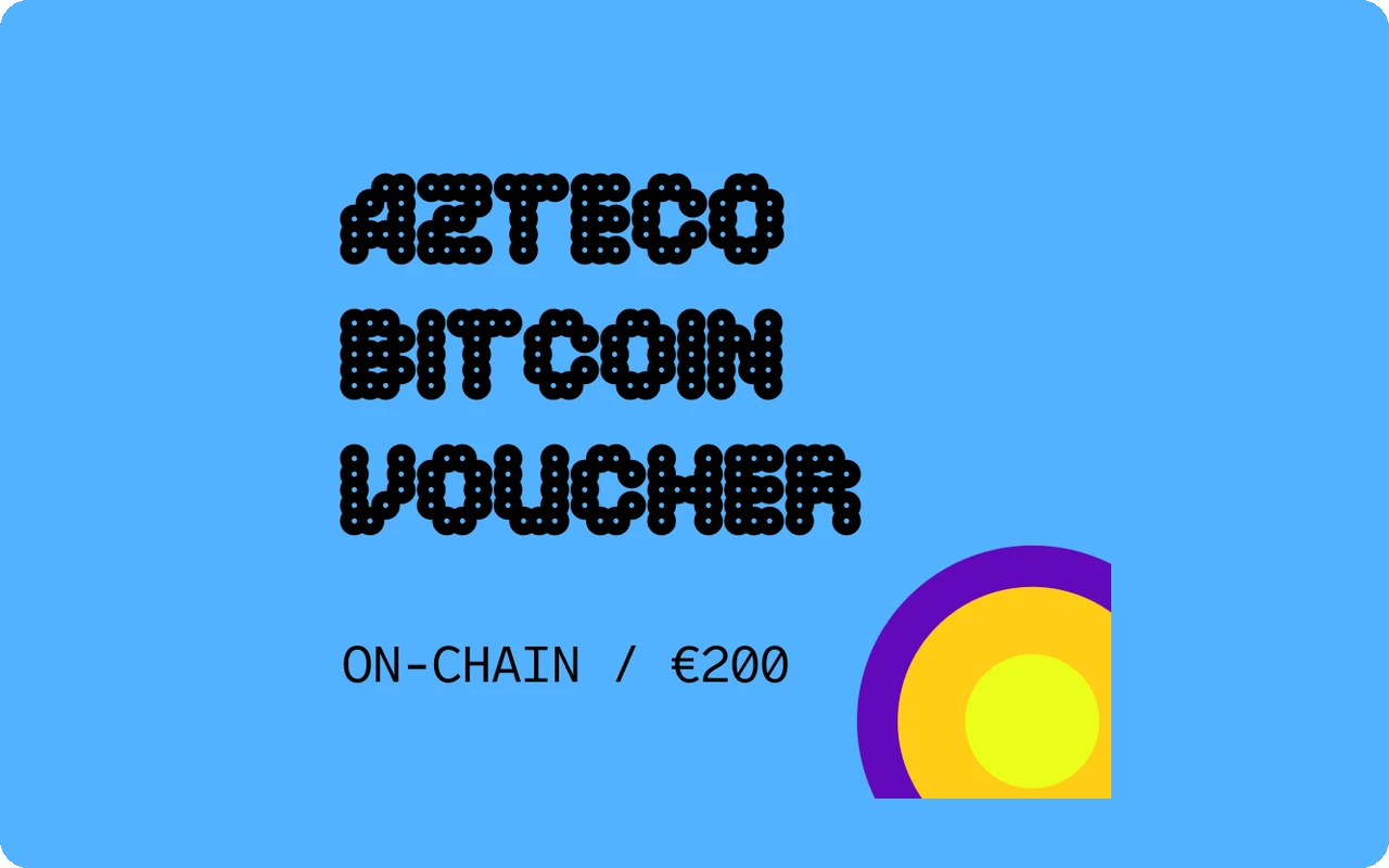 Azteco Bitcoin On Chain €200 Gift Card (Europe)