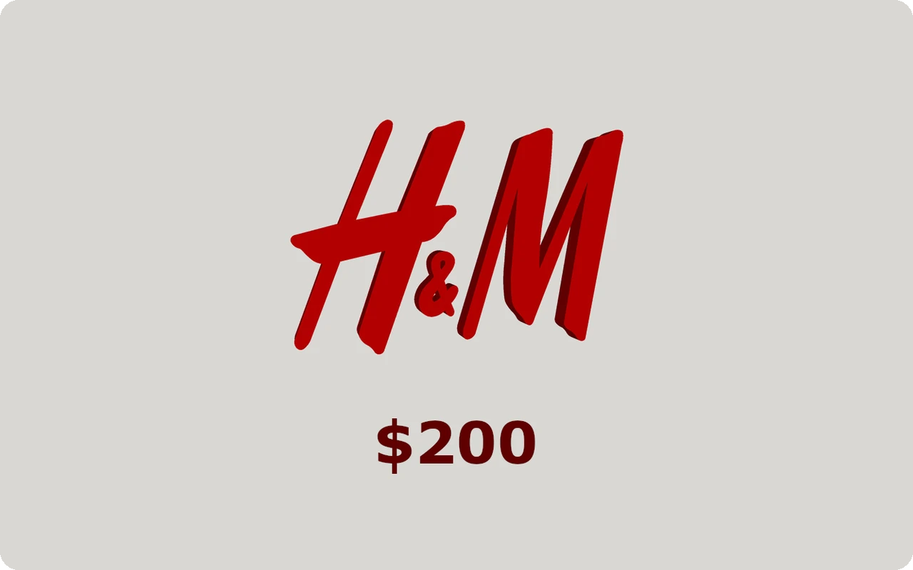 H&M $200 Gift Card (United States)
