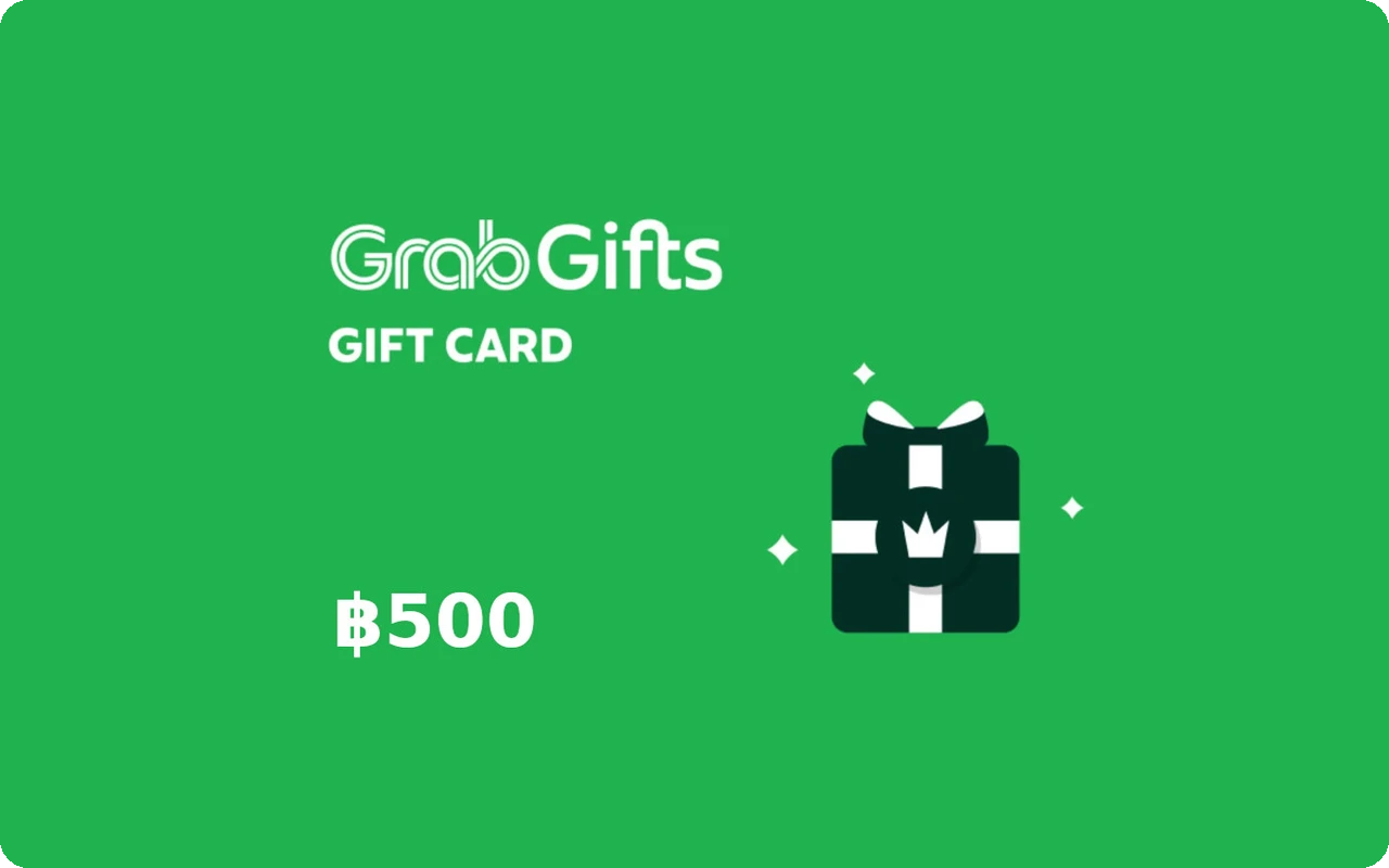 Grab ฿500 Gift Card (Thailand)
